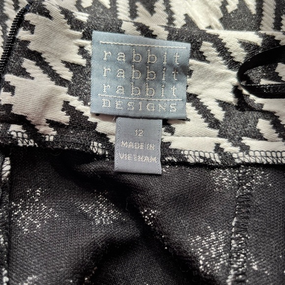 RABBIT RABBIT RABBIT HOUNDSTOOTH SHIFT DRESS - Picture 9 of 10